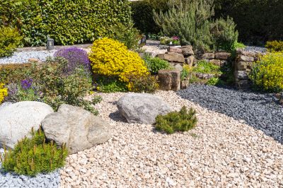 Pea Gravel Landscaping