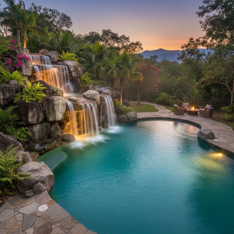 Pool Landscaping Service